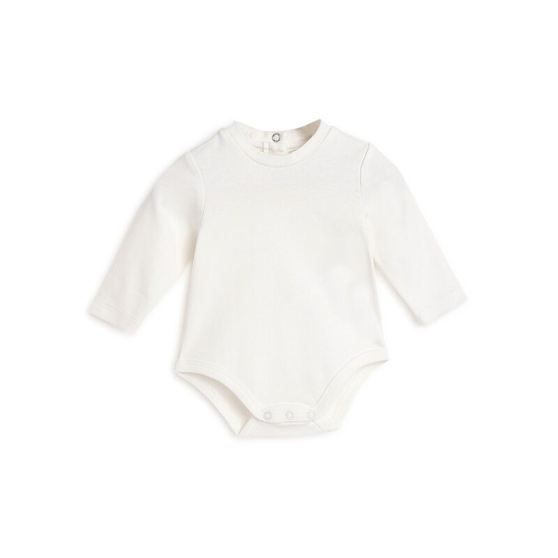 Girls Light Pink Applique Bodysuit with Long Dungaree image number 2